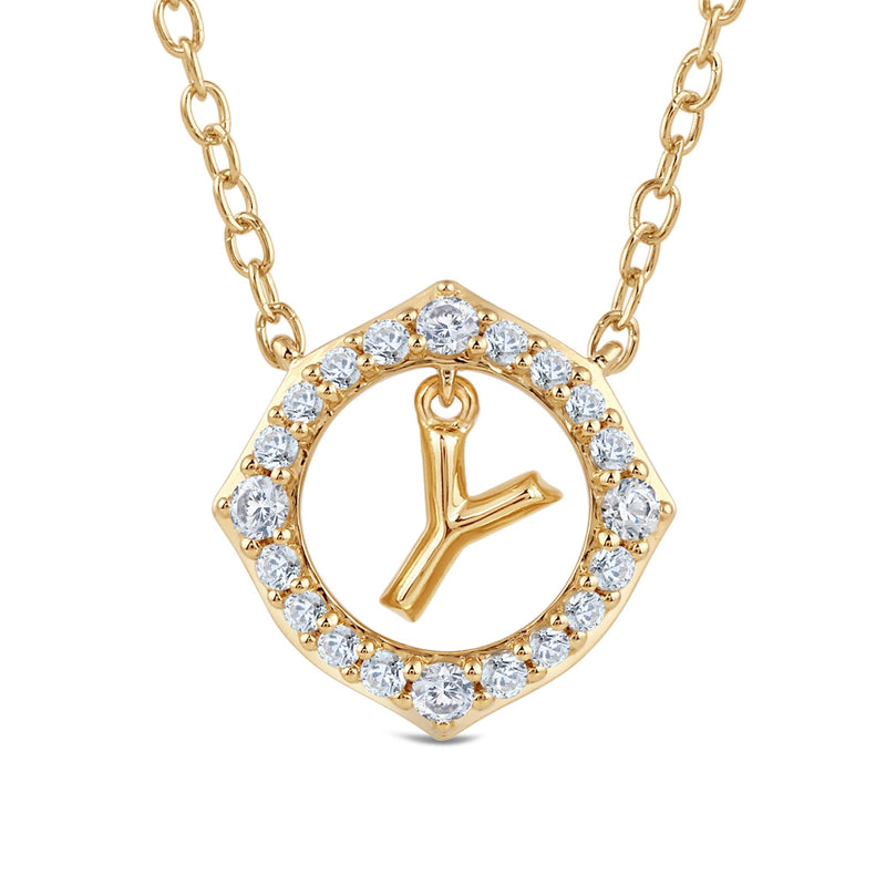 Signature Letter Y Necklace