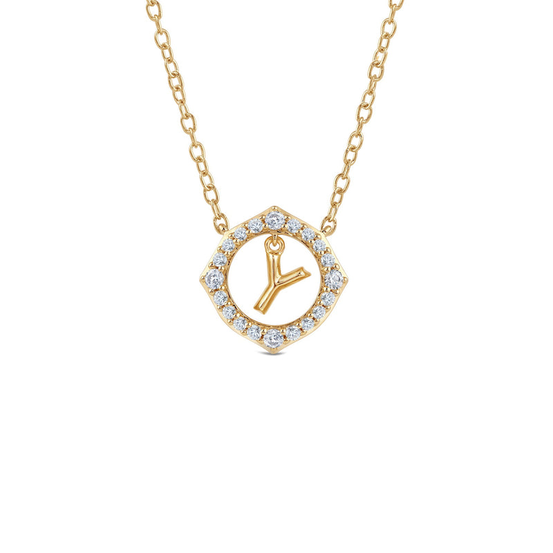 Signature Letter Y Necklace