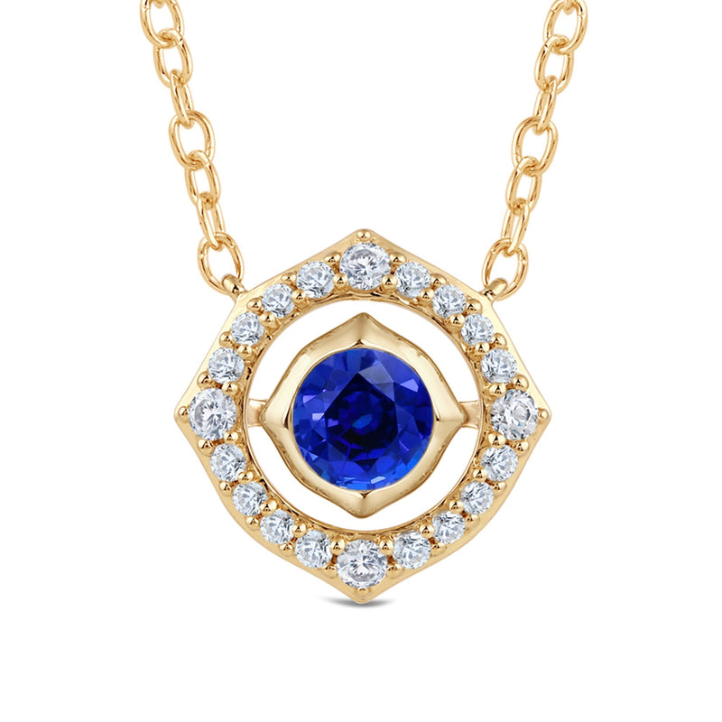 Signature Created Sapphire Birthstone Necklace