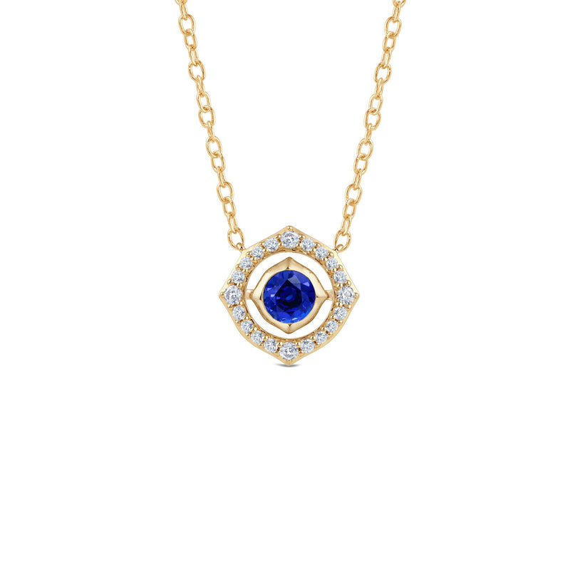 Signature Created Sapphire Birthstone Necklace