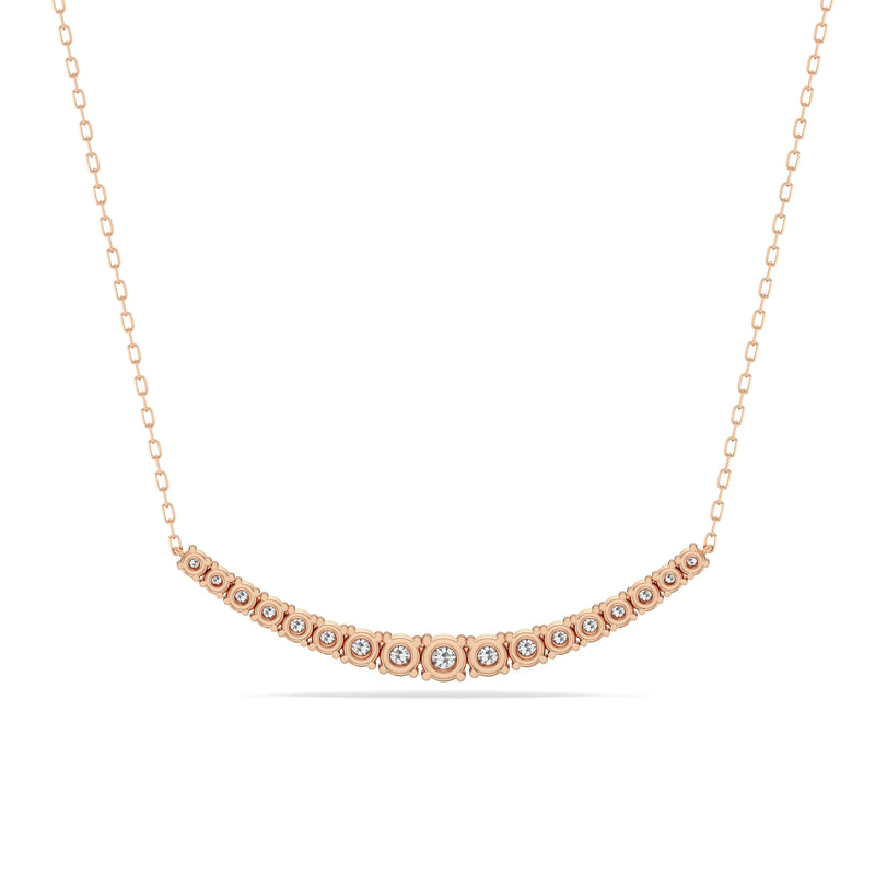 Diamond Line Chain Necklace