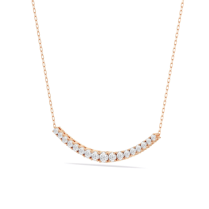 Diamond Line Chain Necklace
