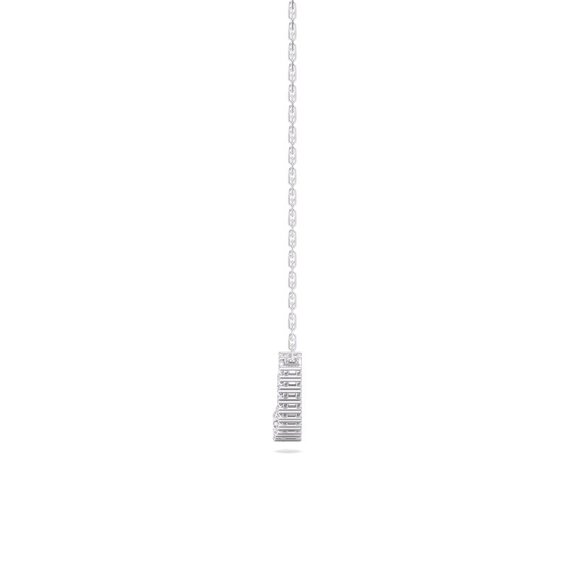 Diamond Line Chain Necklace