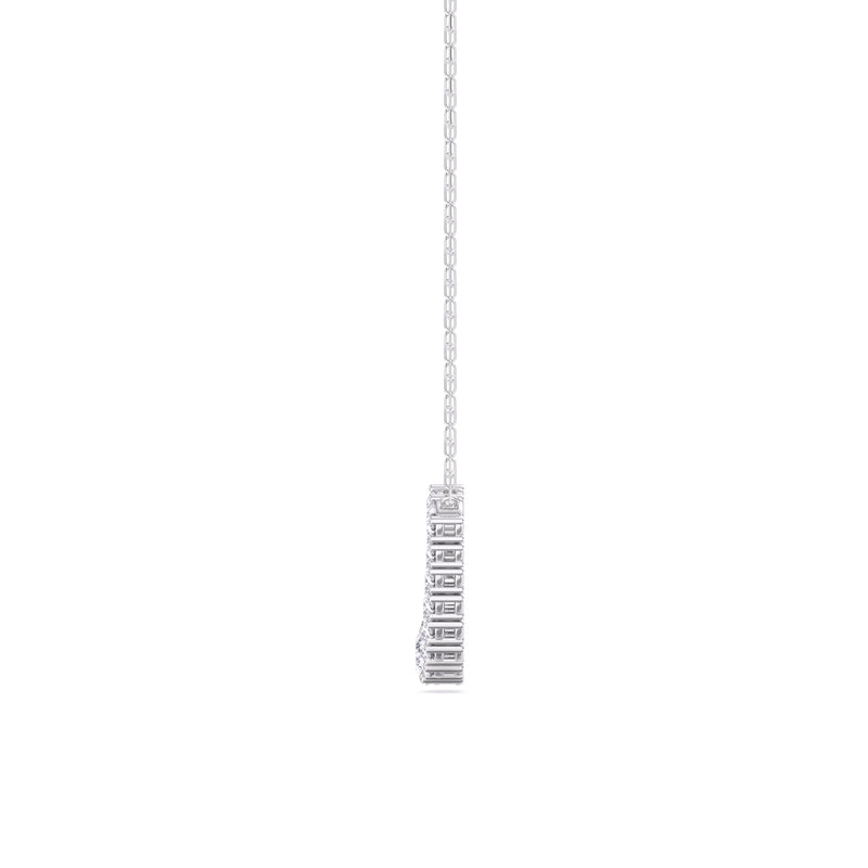 Diamond Line Chain Necklace