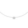 Halo Emerald Chain Necklace