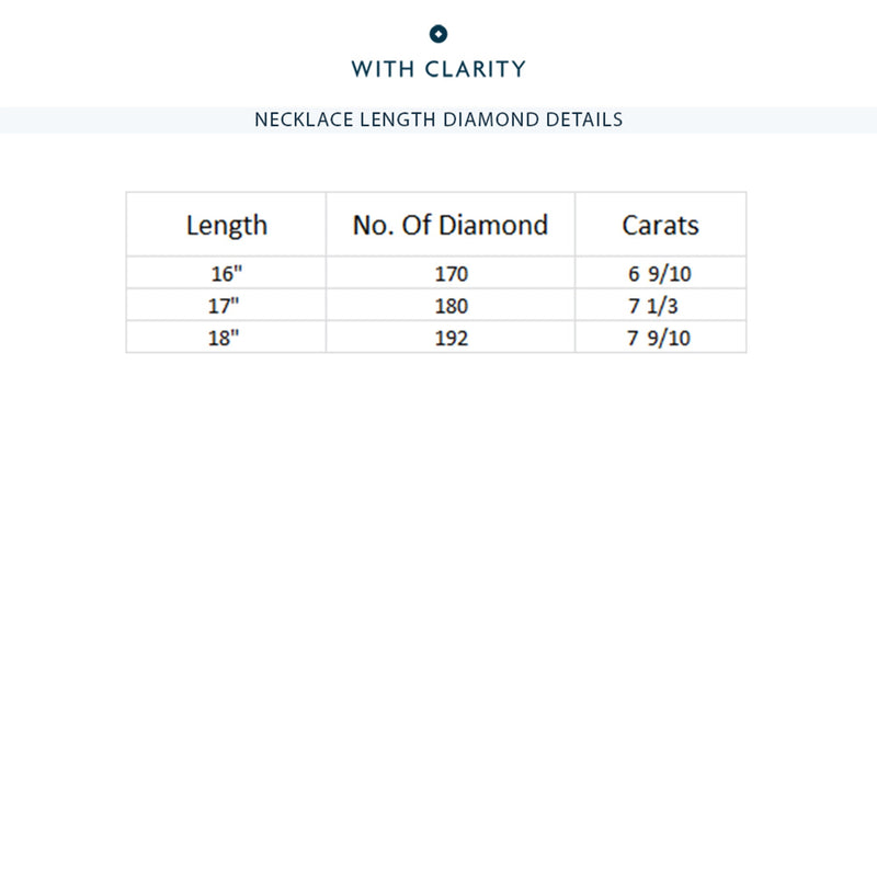 Classic Four Prong Diamond Tennis Necklace