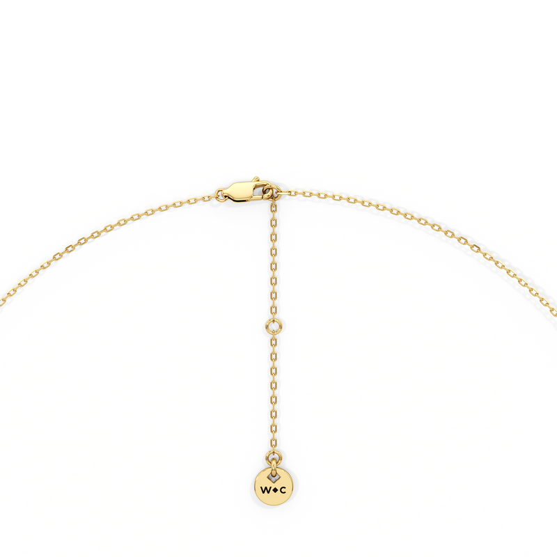 Four Prong Half Diamond Tennis Necklace