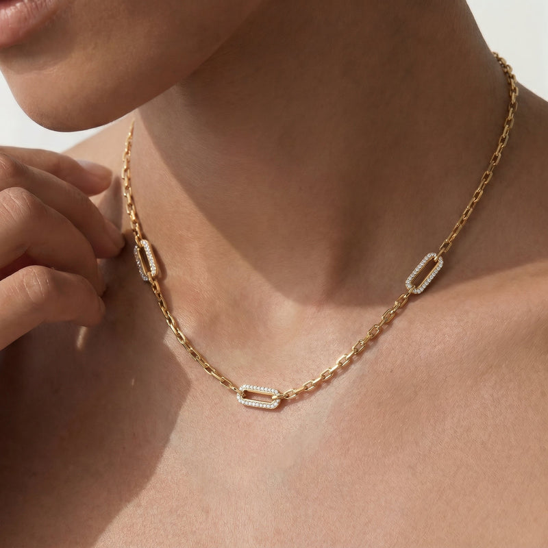 The Celine Paperclip Necklace