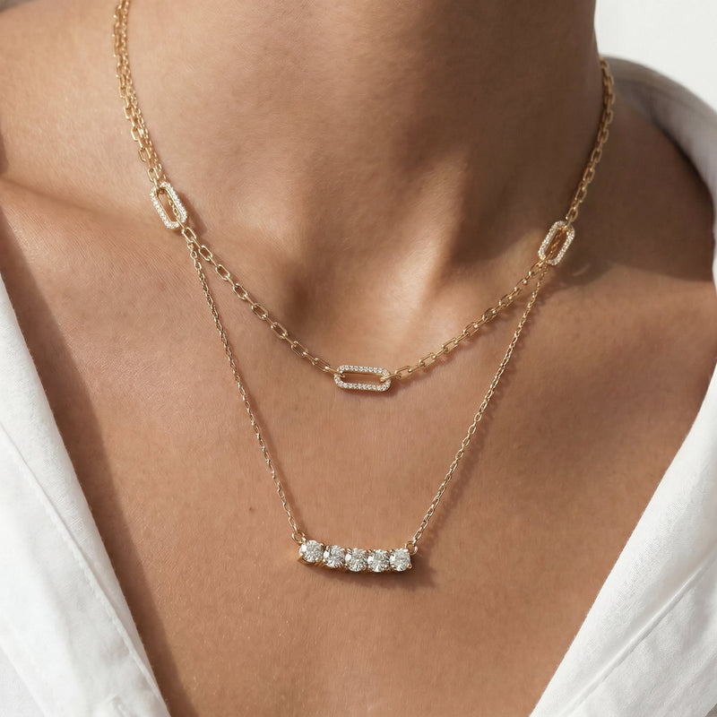 The Celine Paperclip Necklace