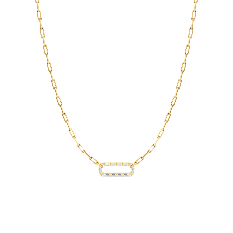 The Celine Bold Paperclip Necklace