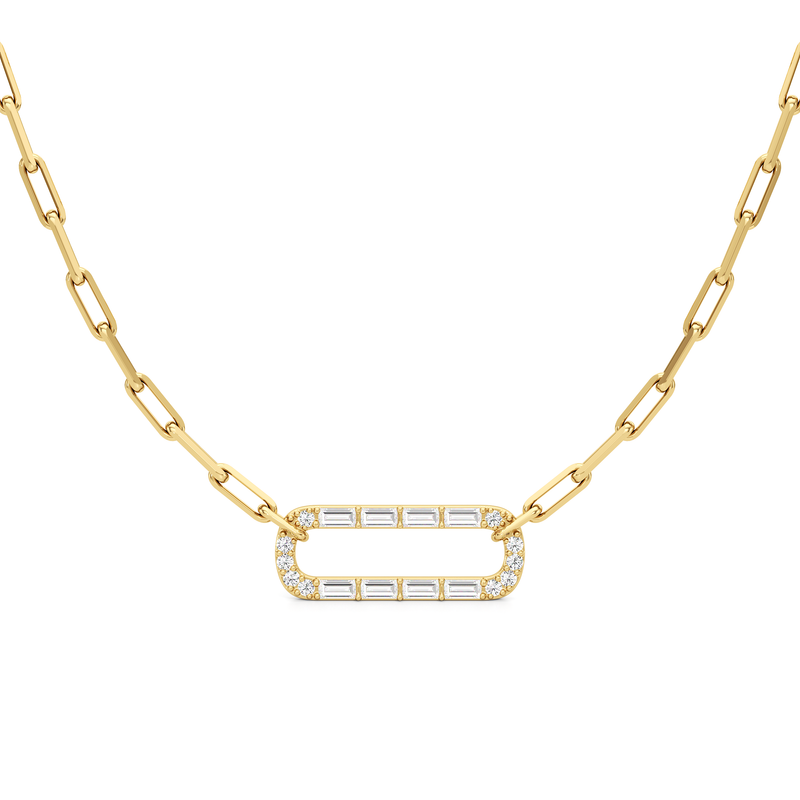 The Celine Bold Paperclip Necklace