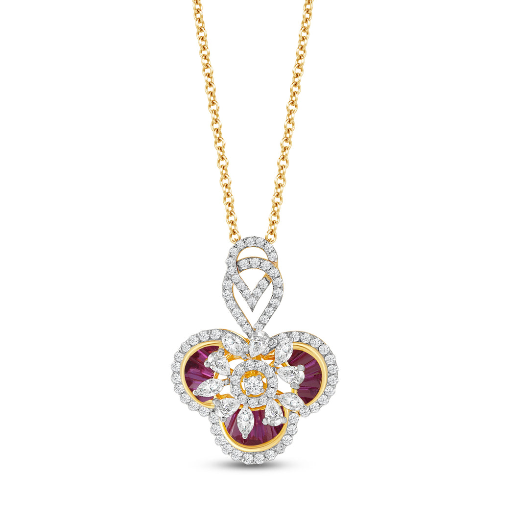 Scarlet Fleur Esperia Necklace