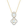 Celestial Clover Diamond Fashion Necklace