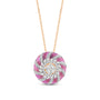 Rosaline Diamond Fashion Pendant Necklace