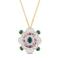 Vedia Emerald & Diamond Fashion Pendant