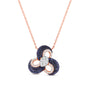 Anvaya Sapphire & Diamond Fashion Necklace