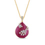 Crimselle Ruby & Diamond Fashion Pendant