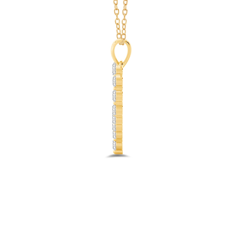 Lab Diamond Heart Pendant