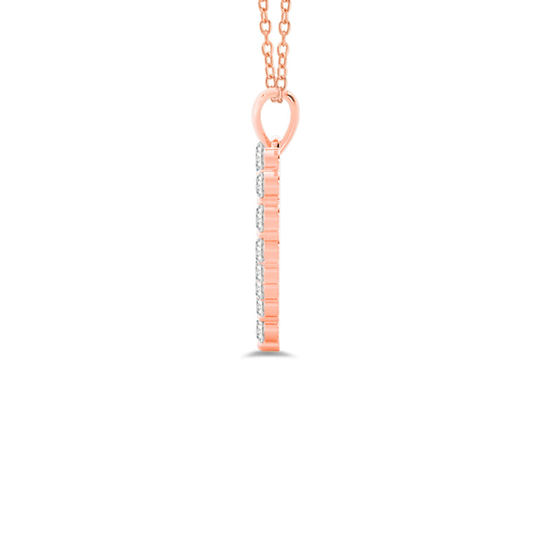 Lab Diamond Heart Pendant