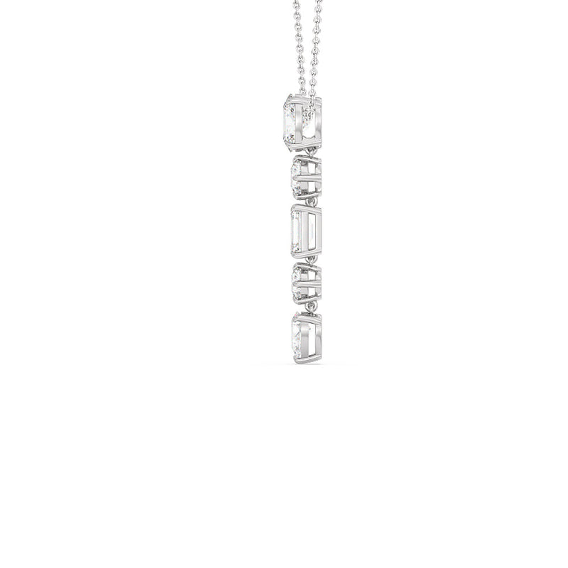Elegance Fancy Shape Dangler Necklace