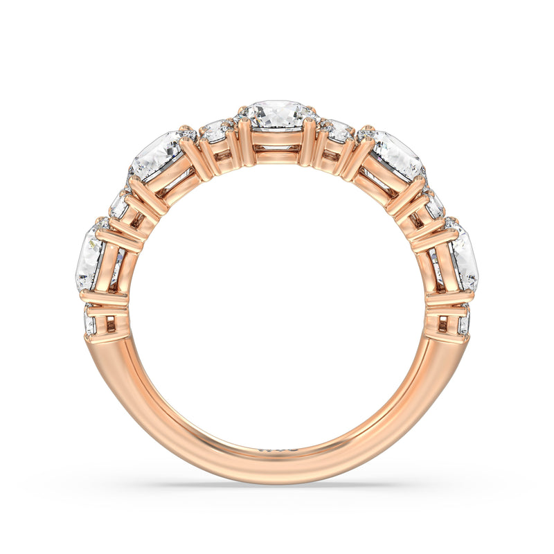 Classic Round Station Anniversary Ring (F+ SI+)