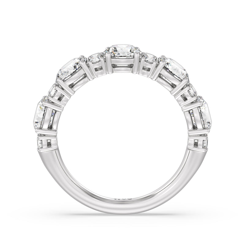 Classic Round Station Anniversary Ring (F+ SI+)