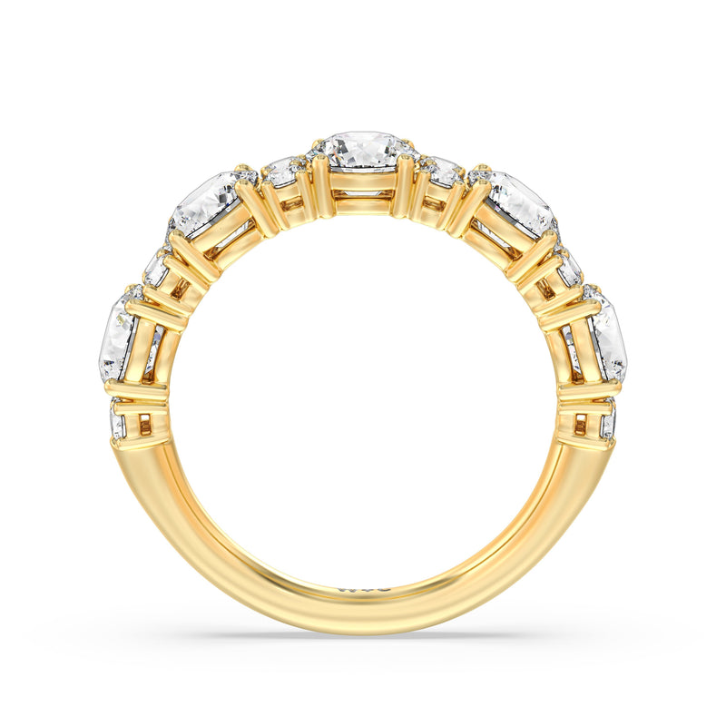 Classic Round Station Anniversary Ring (F+ SI+)
