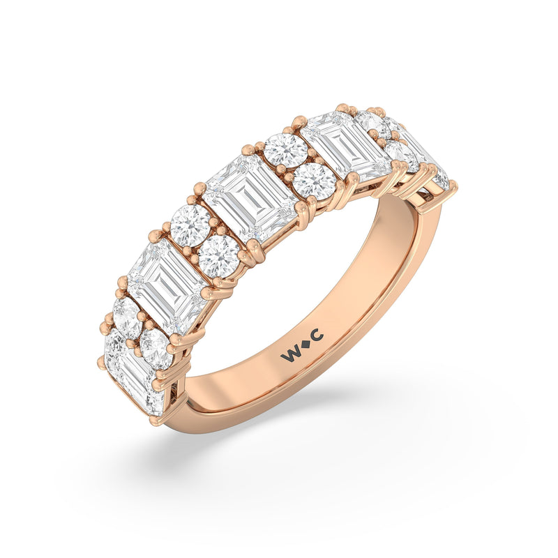 Emerald Station Anniversary Ring