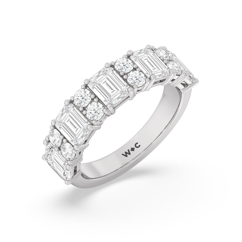 Emerald Station Anniversary Ring