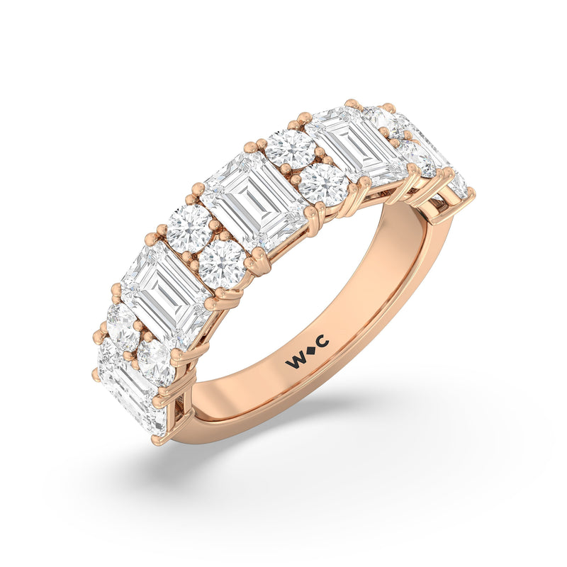 Emerald Station Anniversary Ring