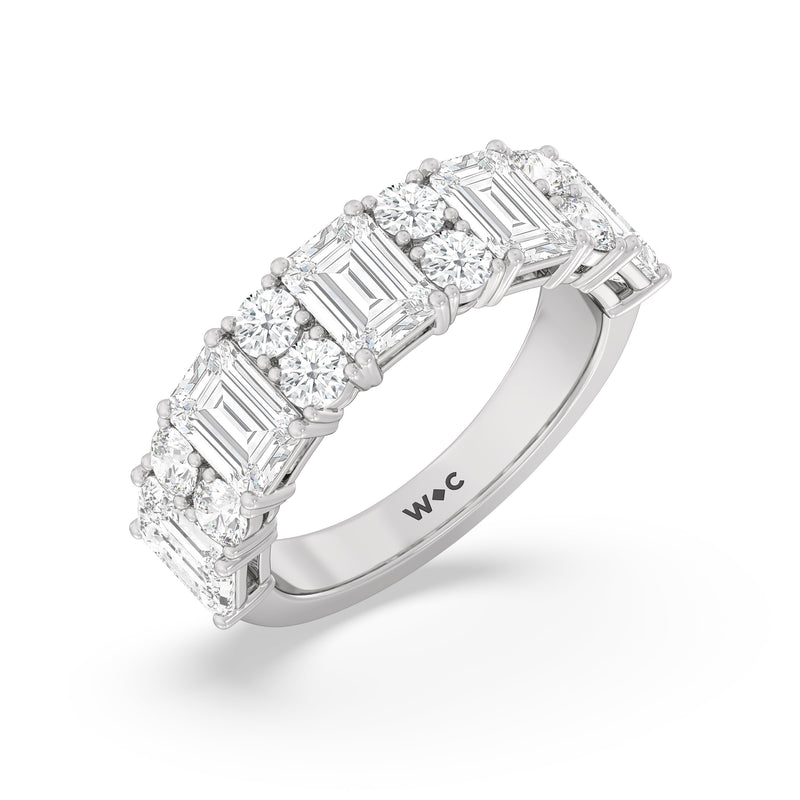 Emerald Station Anniversary Ring
