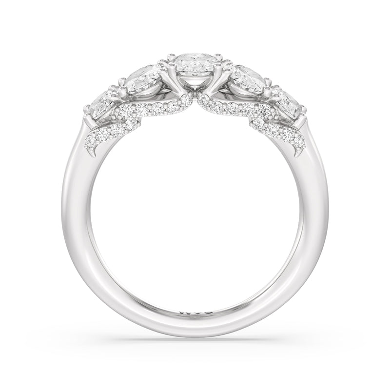 Five Stone The Regal Anniversary Ring