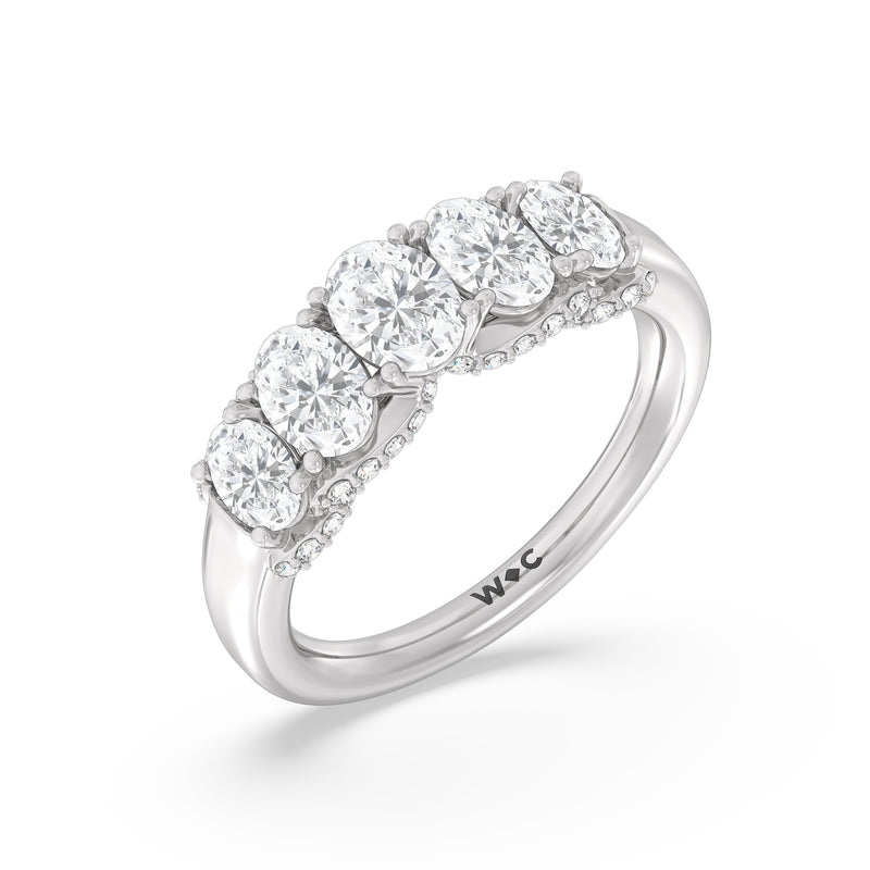 Five Stone The Regal Anniversary Ring