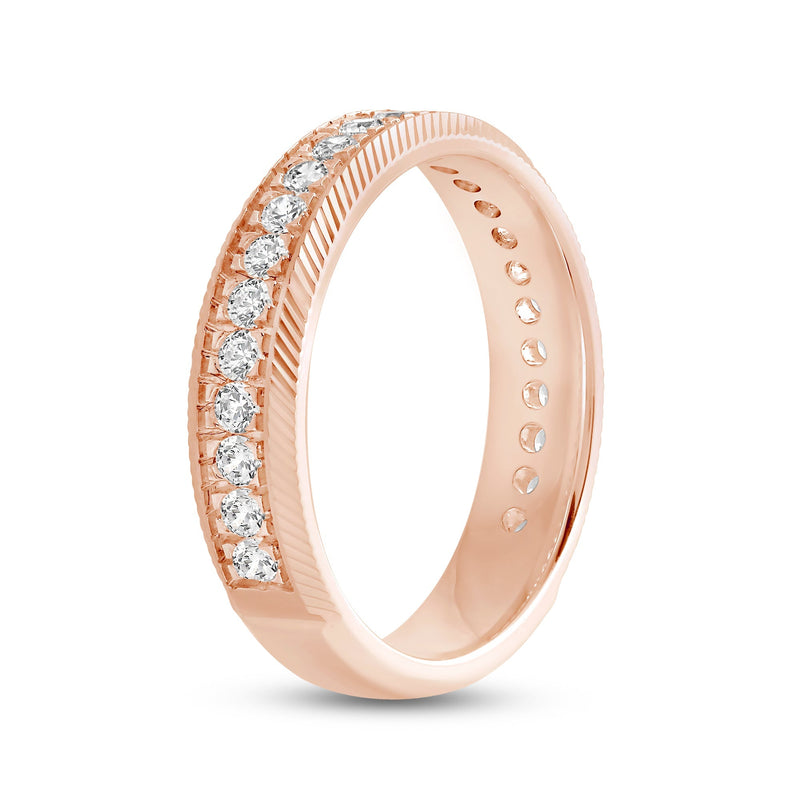 Ribbed Frame Ring