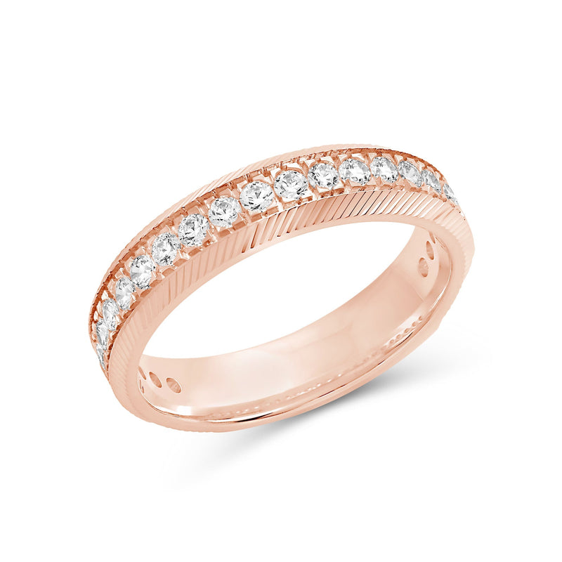 Ribbed Frame Ring