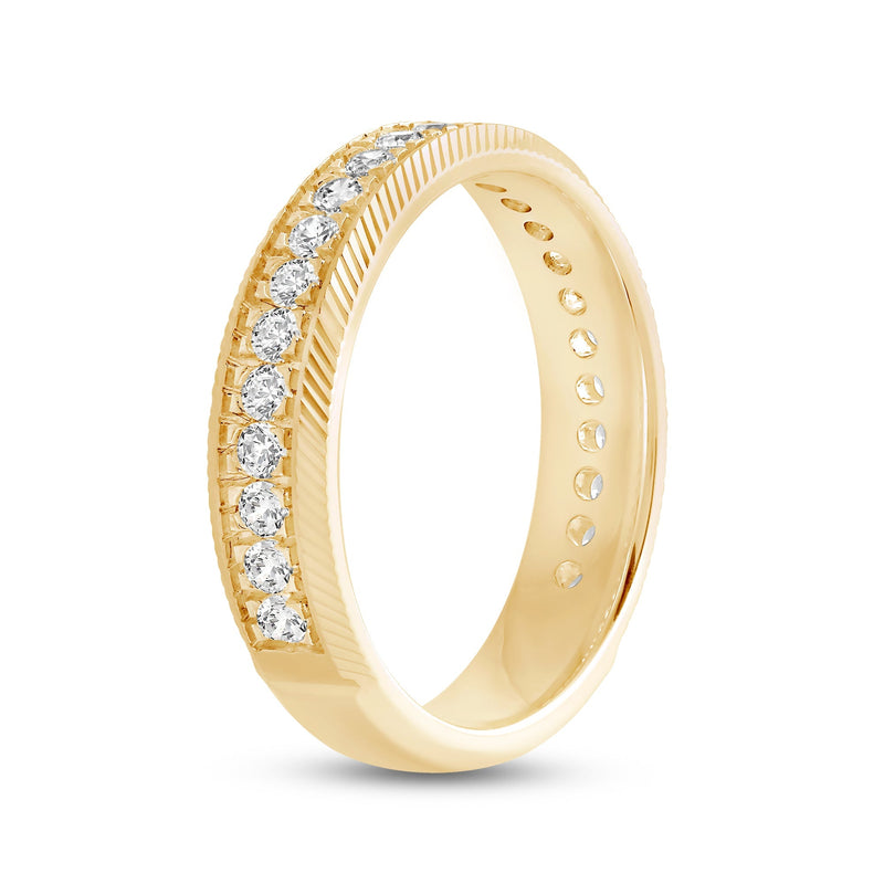 Ribbed Frame Ring