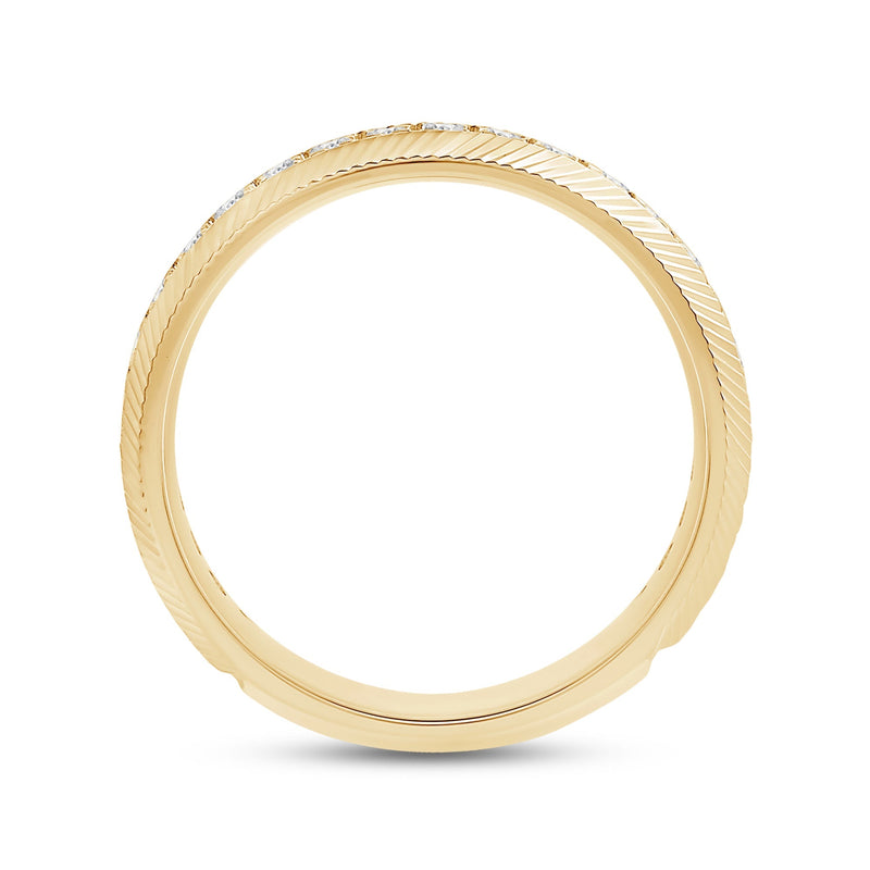 Ribbed Frame Ring