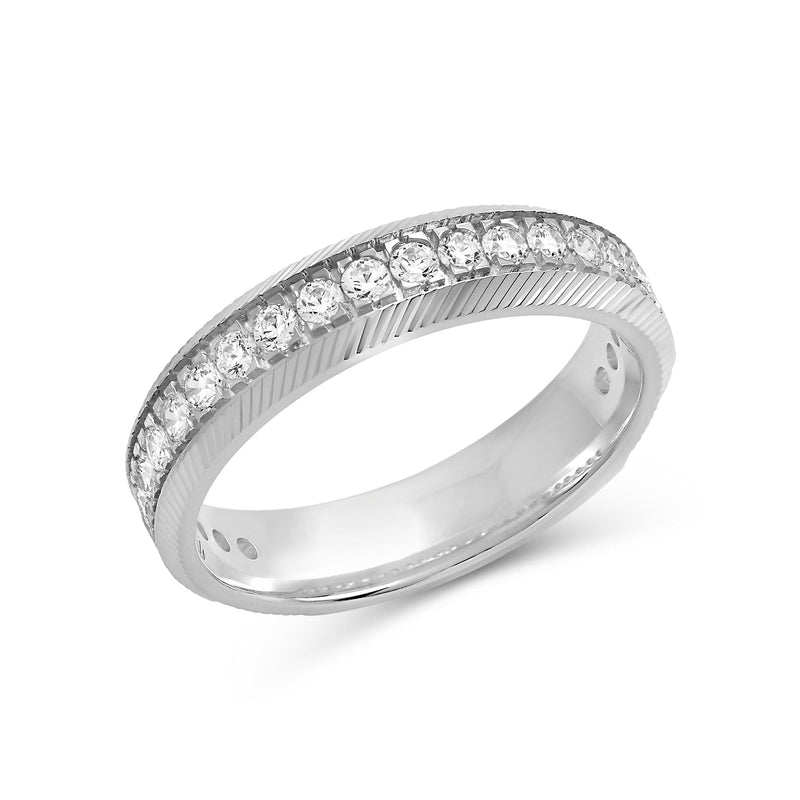 Ribbed Frame Ring