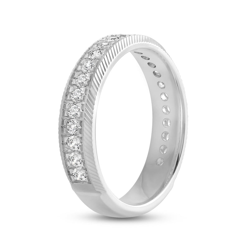 Ribbed Frame Ring