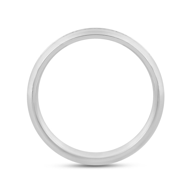 Wide Dome Diamond Horizon Ring