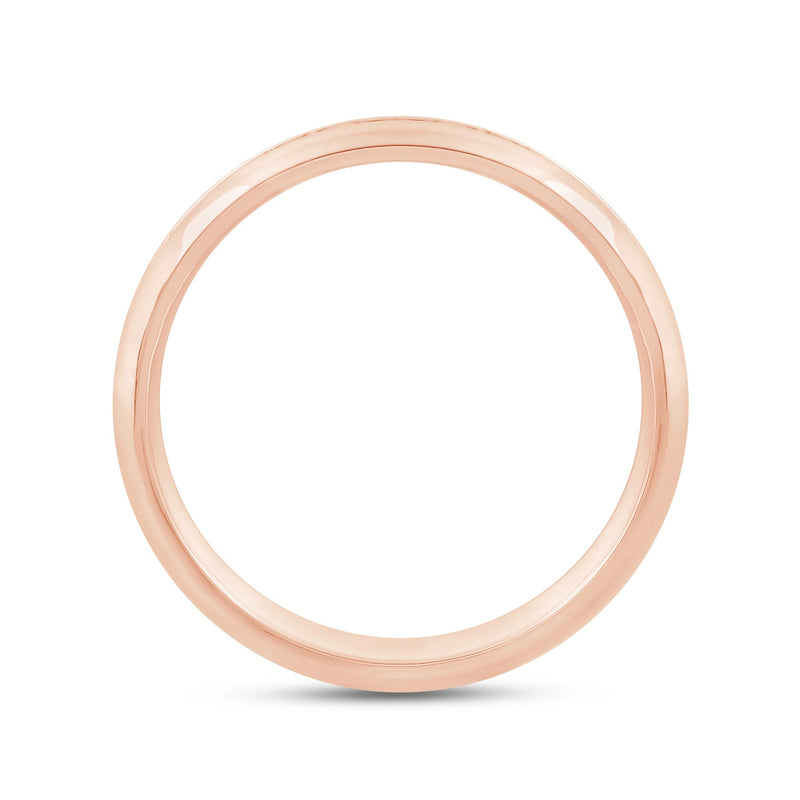 Wide Dome Diamond Horizon Ring