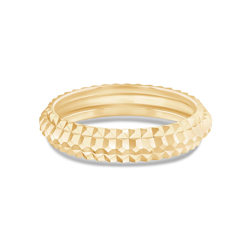 Elevated Center Pyramid Ring