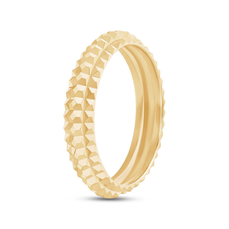 Elevated Center Pyramid Ring