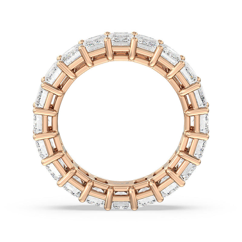 Emerald Cut Diamond Eternity Ring