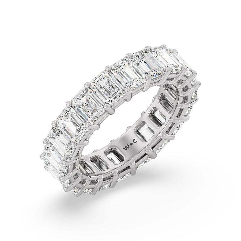 Emerald Cut Diamond Eternity Ring