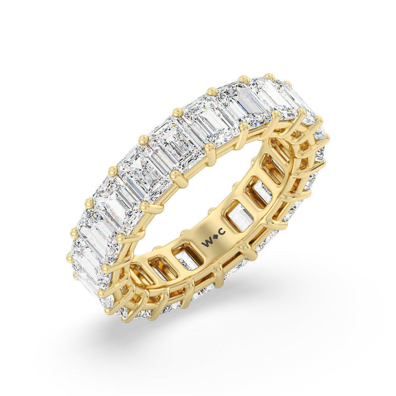 Emerald Cut Diamond Eternity Ring