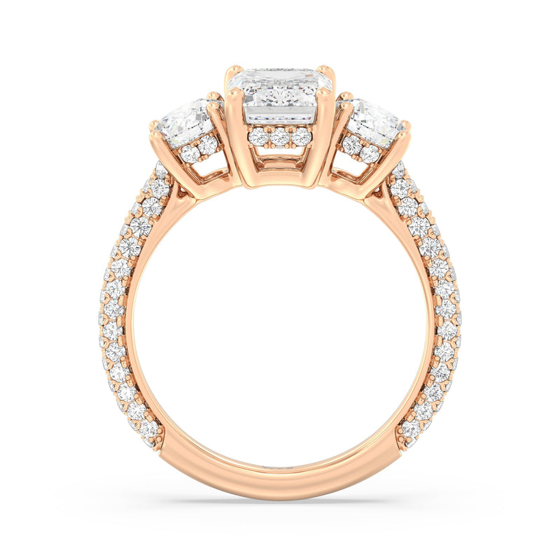 The Windsor Round Three Stone Ring