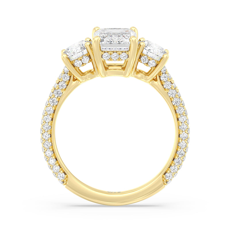 The Windsor Round Three Stone Ring