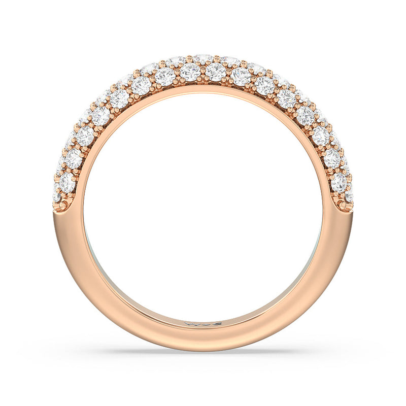 Pave Dome Anniversary Band