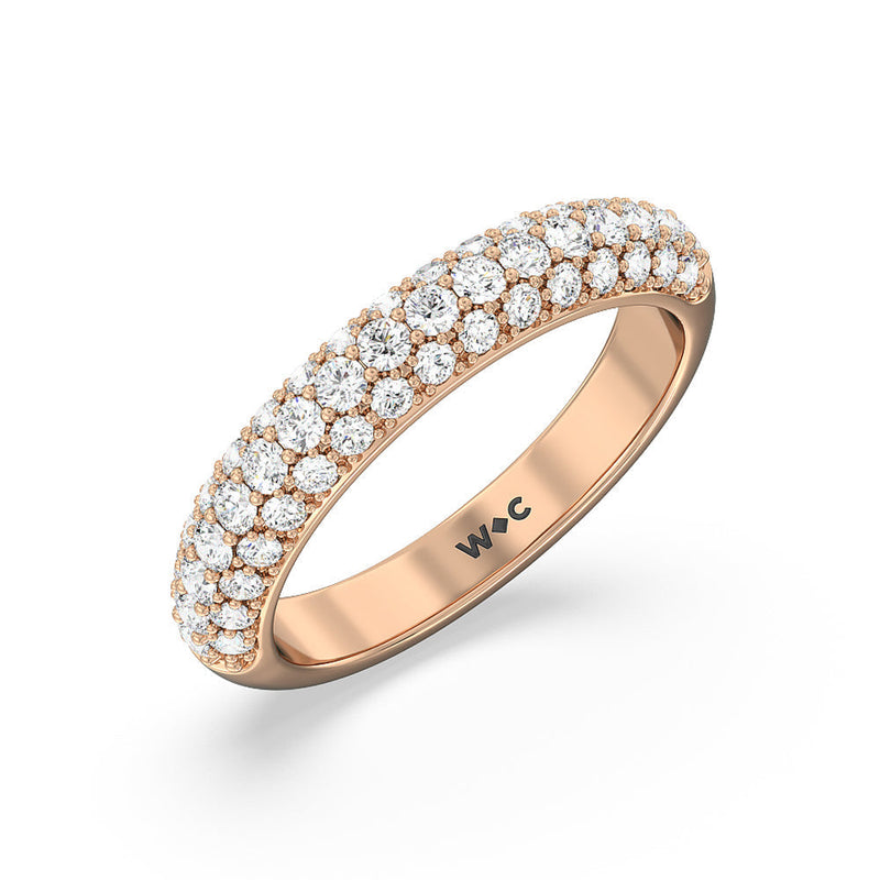 Pave Dome Anniversary Band
